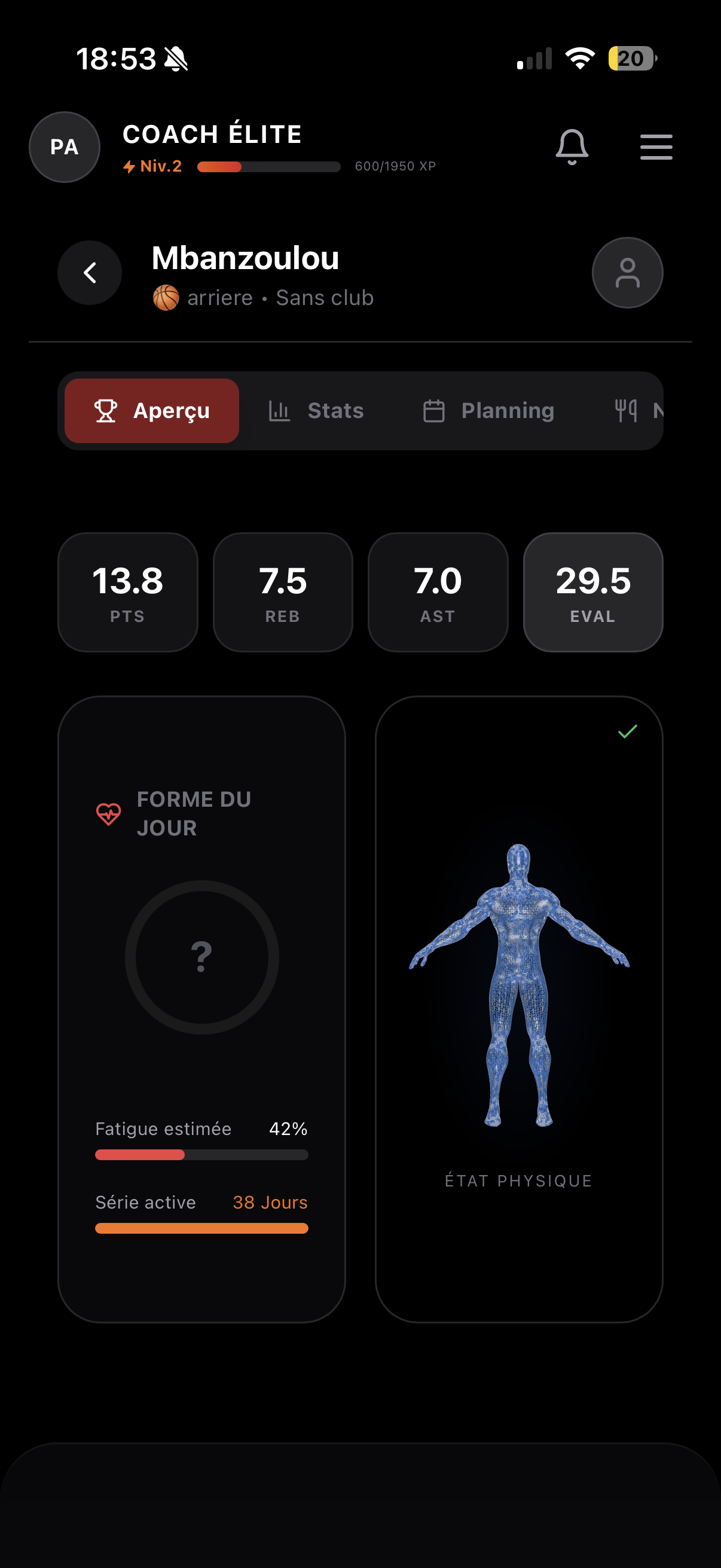 Sport Manager Elite — L'infrastructure de la victoire